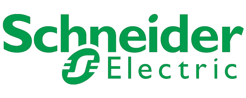 A logo with a clean white background displaying ‘SCHNEIDER ELECTRIC’ in large uppercase green letters.
