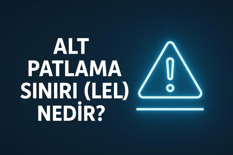 Alt Patlama Sınırı (LEL) Nedir? Gaz Güvenliğinde Kritik Bir Değer