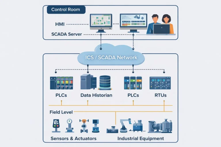 ICS SCADA Architecture and Industrial Automation Structures