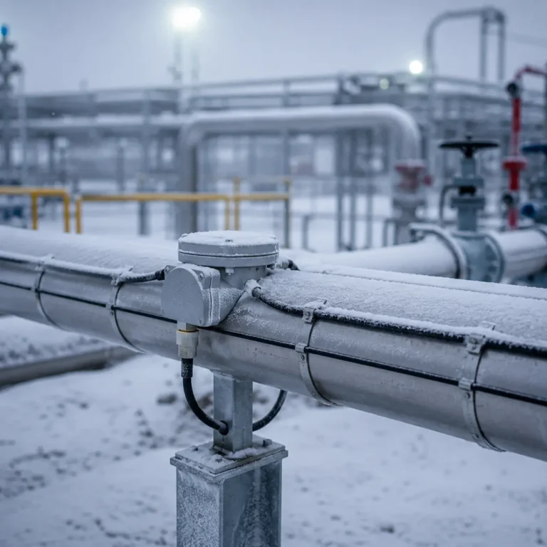 Heat Tracing for Frost Protection in Outdoor Pipelines
